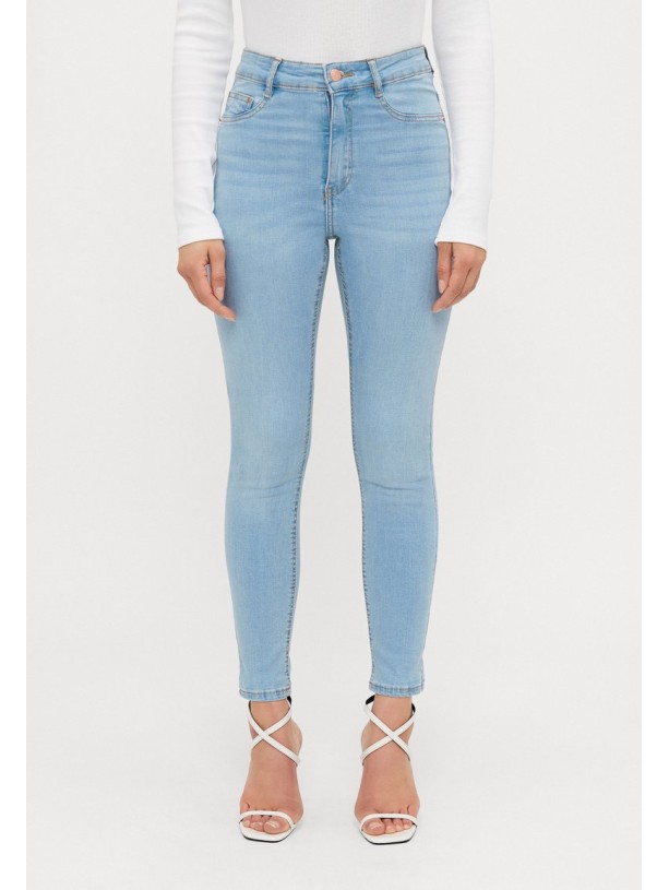 Yüksek Bel Skinny Kot