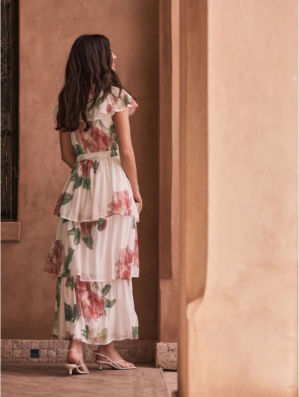 Rochie Midi cu Flori