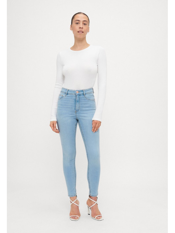 Yüksek Bel Skinny Kot