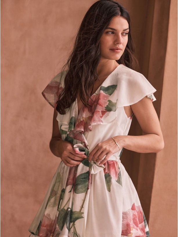 Rochie Midi cu Flori